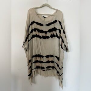 Tie dye gauzey tunic
